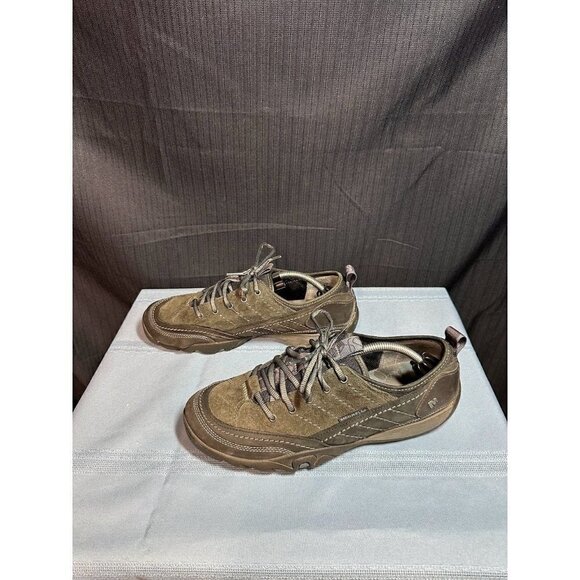 Merrell Black and Grey Lace Up Low Top Work Sneakers Size 10US 7.5UK used no box - Picture 1 of 6